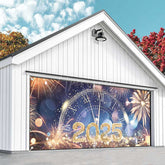 Aperturee - Aperturee Sparks Bokeh 2025 Clock Bokeh Garage Door Banner